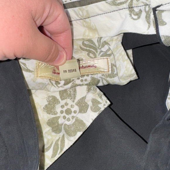 Tommy Bahama Pants Silk Blend Black Men's Waist 36x33 - Picture 6 of 7